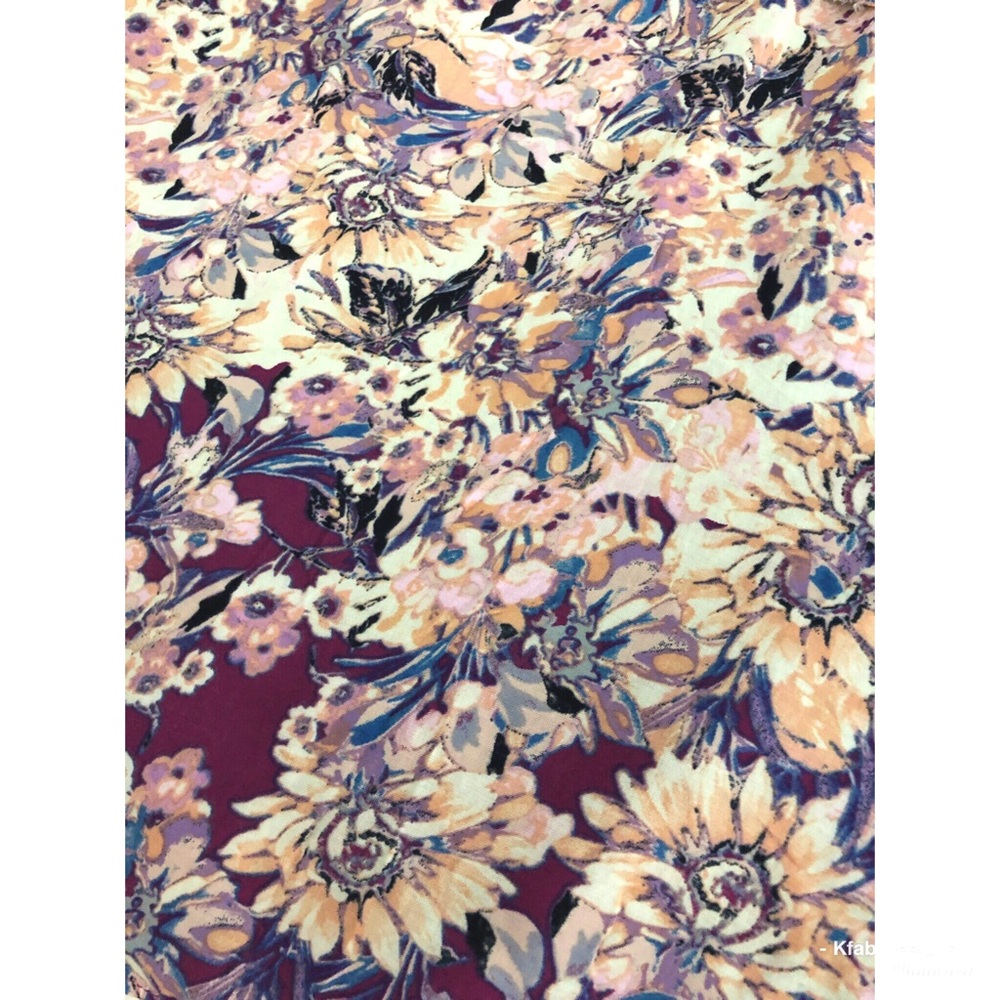 Floral Fully Lined Front Tie Tunic Dress - Picture 6 of 6